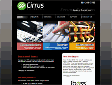 Tablet Screenshot of cirrusnetworks.com